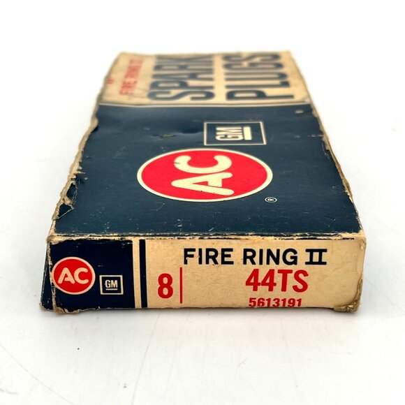 (EMPTY BOX) AC GM Fire Ring II Spark Plugs 44TS - 5613191 (NO PLUGS) - Picture 5 of 12